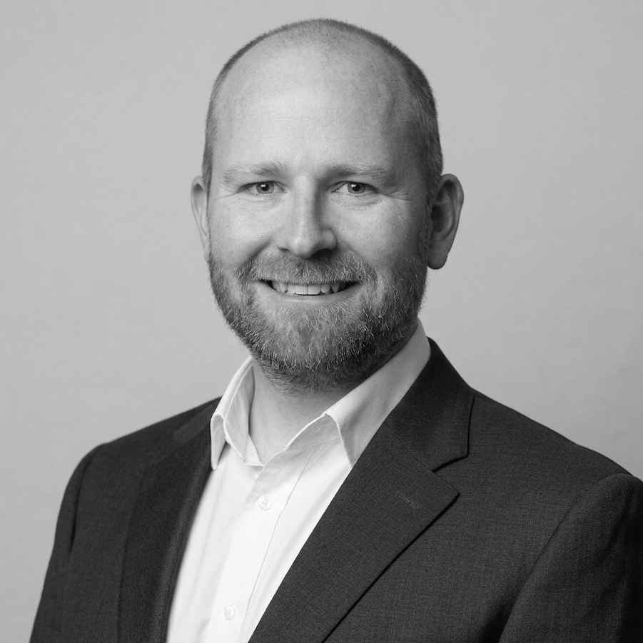 Ben Brown professional headshot 2026 bw